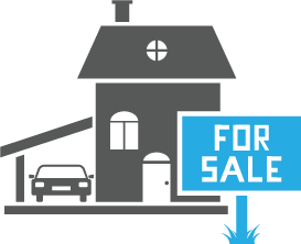 Illustration of home for sale, one of many real estate transactions handled by the lawyers of Der Nguyen, an Edmonton law firm that also handles Wills Estates planning and the sale or purchase of a business.